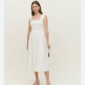 REFORMATION Villa Dress White Sz S